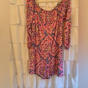 Lilly Pulitzer Lana romper Large EUC